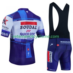 Homme Tenue Cycliste et Cuissard à Bretelles Soudal Quickstep 2023